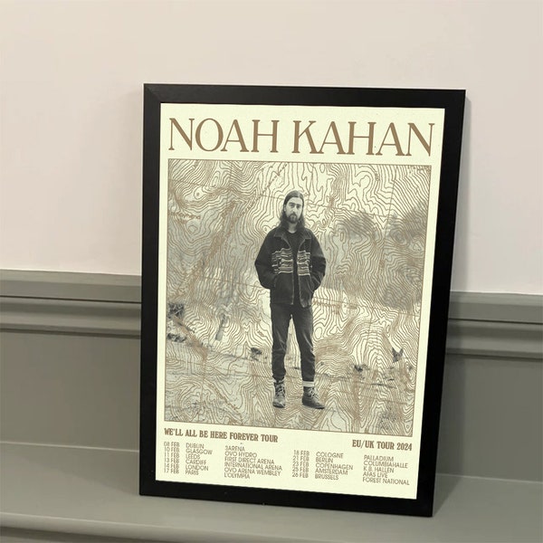 Noah Kahan 2024 Tour Etsy