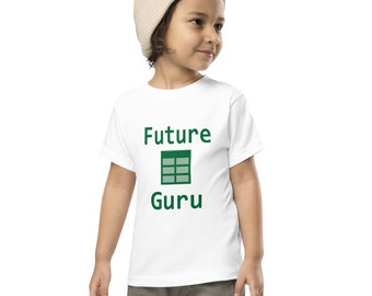 Camiseta Future Spreadsheet Guru (niños pequeños)