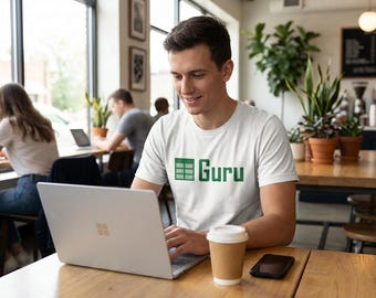 Camiseta de gurú de las hojas de cálculo: regalo para los amantes de Excel