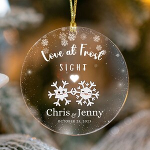 First Christmas Married Ornament, Newlywed Christmas, Mr and Mrs Christmas Ornament, Christmas Gift For Her, Couples Gift, Newlywed Gift