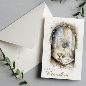 Carte de Pâque personnalisée pour elle lui. Carte de Pessa'h personnalisée pour fille petit-fils cadeaux de Pâque pour femme maman ou papa, carte avec une enveloppe