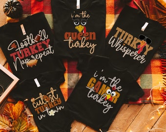 Matching Family Shirts, Thanksgiving Family Shirts, Fall Sweatshirts, Custom Shirt, Thanksgiving Themed Shirts, Custom Family Gift
