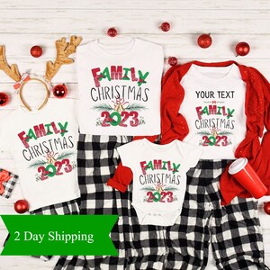 Custom Family Christmas 2025 Shirts, Personalized Christmas Family Sweatshirt, Christmas Shirt, Personalized Gift, Custom Christmas T-shirt