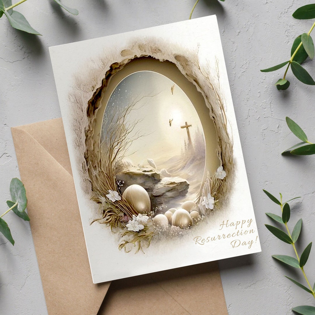 Resurrection Day Card, Happy Resurrection Day, Instant Download ...