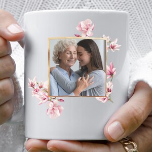Taza de mamá personalizada, amor de mamá para siempre y para siempre, foto personalizada, regalo para mamá, regalo de Navidad, regalo de cumpleaños, regalo del día de la madre