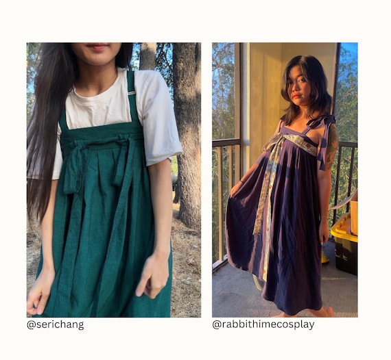 Buy PDF Qixiong Hanfu Dress ⟡ Hanfu Sewing Pattern US 0-24 ...