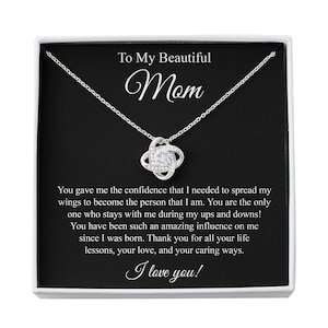 Für meine schöne Mama Halskette, Geschenk für Mama Halskette, Muttertagskette