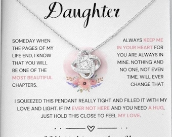 Gift for Daughter Necklace from Mom, To My Beautiful Daughter Gift, Necklace for Daughter, Birthday for Daughter,Meaningful Daughter Jewelry