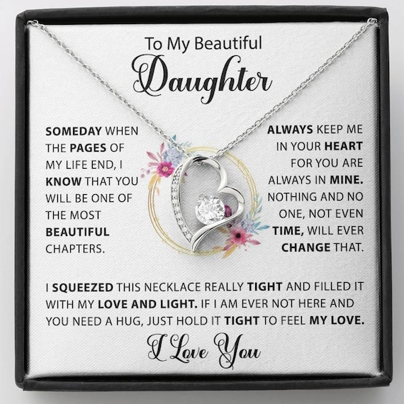 Lumici® | Ik Hou Van Mijn Dochter Ketting - I Love My Daughter Necklace Geschenk Cadeau Voor Vrouwen Valentijn Liefde Verrassing Familie Zilver Met Rode Zwarte Tekst