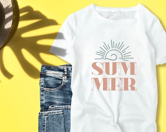 camicia estiva minimalista camicia estiva camicia da sole t-shirt estiva camicia estiva alla moda regalo per lei regalo di compleanno camicia per le vacanze
