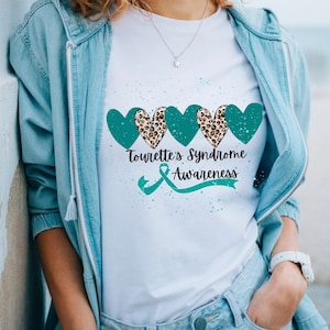 Tourettes Syndrome Awareness tshirt/comfort colors shirt