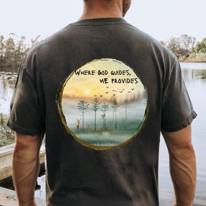 Mens Christian shirt inspirational mens shirt gift for men Bible verse shirt Christian gift shirt for him