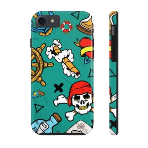 Pirate phone case nautical phone case pirate adventure phone case gift for pirate fan cute pirate phone case stylish phone case gift