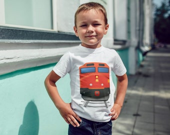 Train Lovers Kids Short Sleeve Tshirt