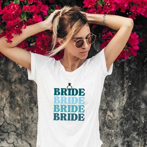bride shirt for bride gift for wedding shirt gift for new bride shirt engagement shirt gift for engagement