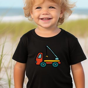 Toddler tow truck shirt for toddler tshirt tow truck lover shirt for little boy truck shirt cute toddler shirt tow truck gift for boy