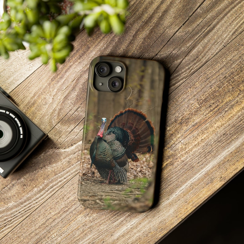 Wild Turkey iPhone Case, Woodland Hunter Gift image 1