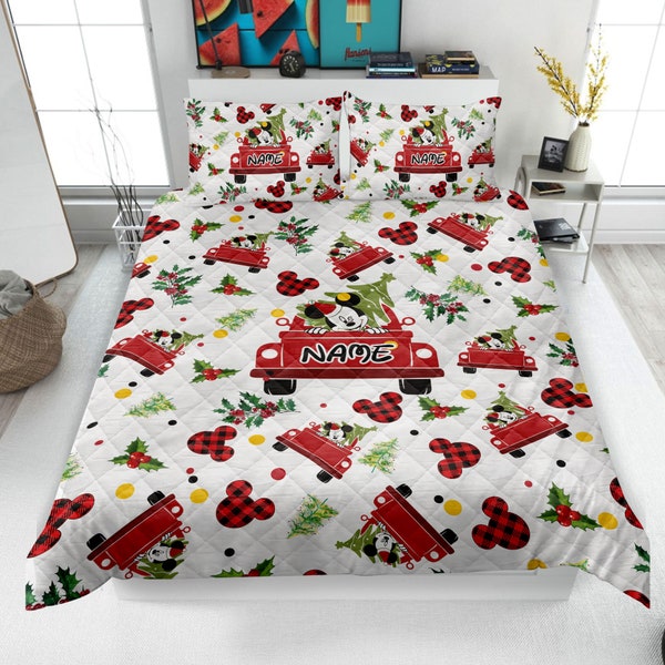 Christmas Bedding Etsy