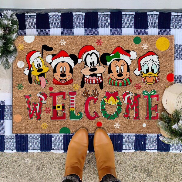 Mickey Mouse Mat Etsy