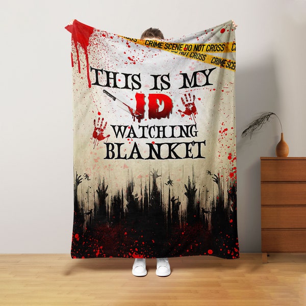 This is My Horror Movie Watching Blanket Etsy