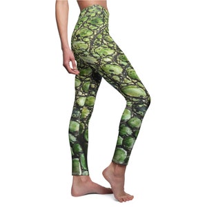  Leggings for Women Crocodile Embossed Leggings