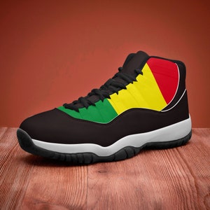 Rasta Basketball Sneakers