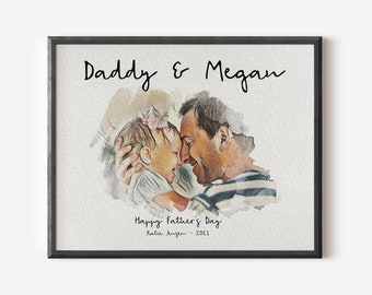 Fathers Day Gift From Wife, First Father's Day Gift, Father's Day Gift, Happy First Father's Day Frame, New Dad Gift, Dad Christmas Gift