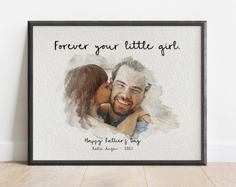 Vaderdagcadeau van vrouw en dochter, eerste Vaderdagcadeau, Vaderdagcadeau, Vaderdaglijst, verjaardag vader, kerstcadeau vader
