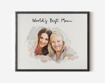 Mothers Day Gift From Daughter Personalized, Gift For Mom from Daughter Personalized, Mom Gift From Daughter, Mother Daughter Print