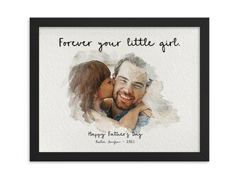 Vaderdagcadeau van vrouw en dochter, eerste Vaderdagcadeau, Vaderdagcadeau, Vaderdaglijst, verjaardag vader, kerstcadeau vader
