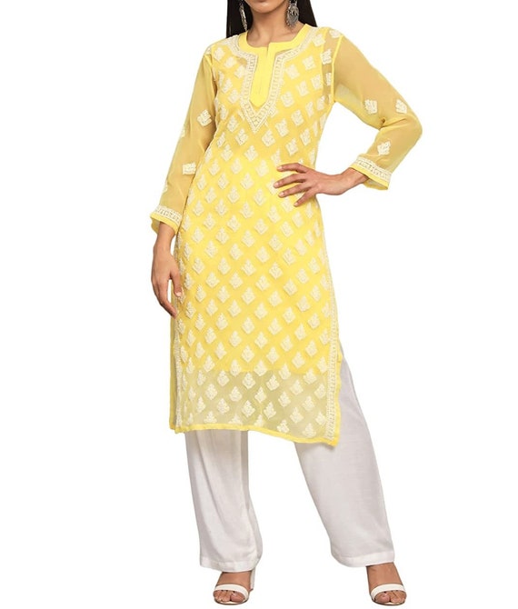 Update more than 94 readymade chikan kurtis online latest