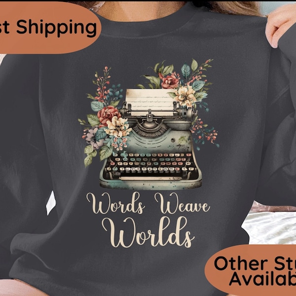 Writer or Author Shirt, T shirt, Long Sleeve, Sweatshirt or Hoodie, Author or Writer Gift, Published Author, Literature, Journalist Novelist