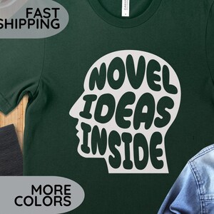 Writer or Author Shirt, Published Author Tshirt, Literature Tee, Journalist or Novelist T shirt, Book Lovers Gift