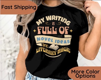 Schriftsteller oder Autor Shirt, Autor oder Schriftsteller Geschenk, Buch Autor Tshirt, veröffentlichte Autor T-Shirt, Literatur, Bücherwurm, Journalist, Schriftsteller