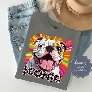 Iconic Bulldog Graphic Tee or Sweatshirt - Comfort Colors