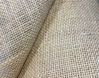 100% Natural Jute Burlap, Mesh Fabric for Tablecloth, Decorations, Patchwork, Wrapping etc. 160cm/10m/30m, unique local product.