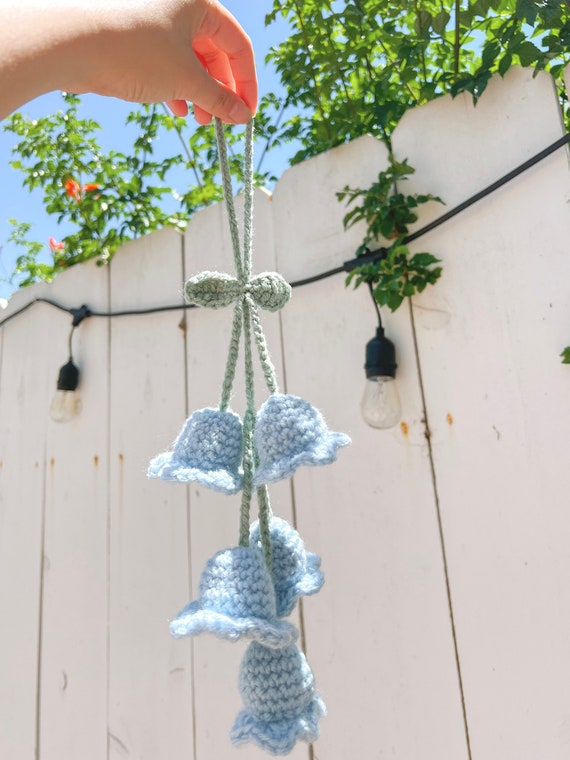 Crochet Lily of the Valley/bellflower Decorative Hanger| Car
