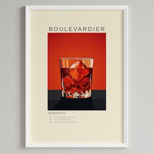 Blümchen Cocktail Kunstdruck | Bar Warenkorb Wand Dekor | Alkohol Wand Kunst Poster Druckbares Poster | Digitaler Download | Cocktail Tequila Liebhaber Geschenk