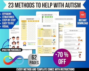 The Autism Workbook, Autism Awareness, Coping with Autism, Autism Resources, Autism Therapy Tool, Autism Life Skills, Coping Strategies,