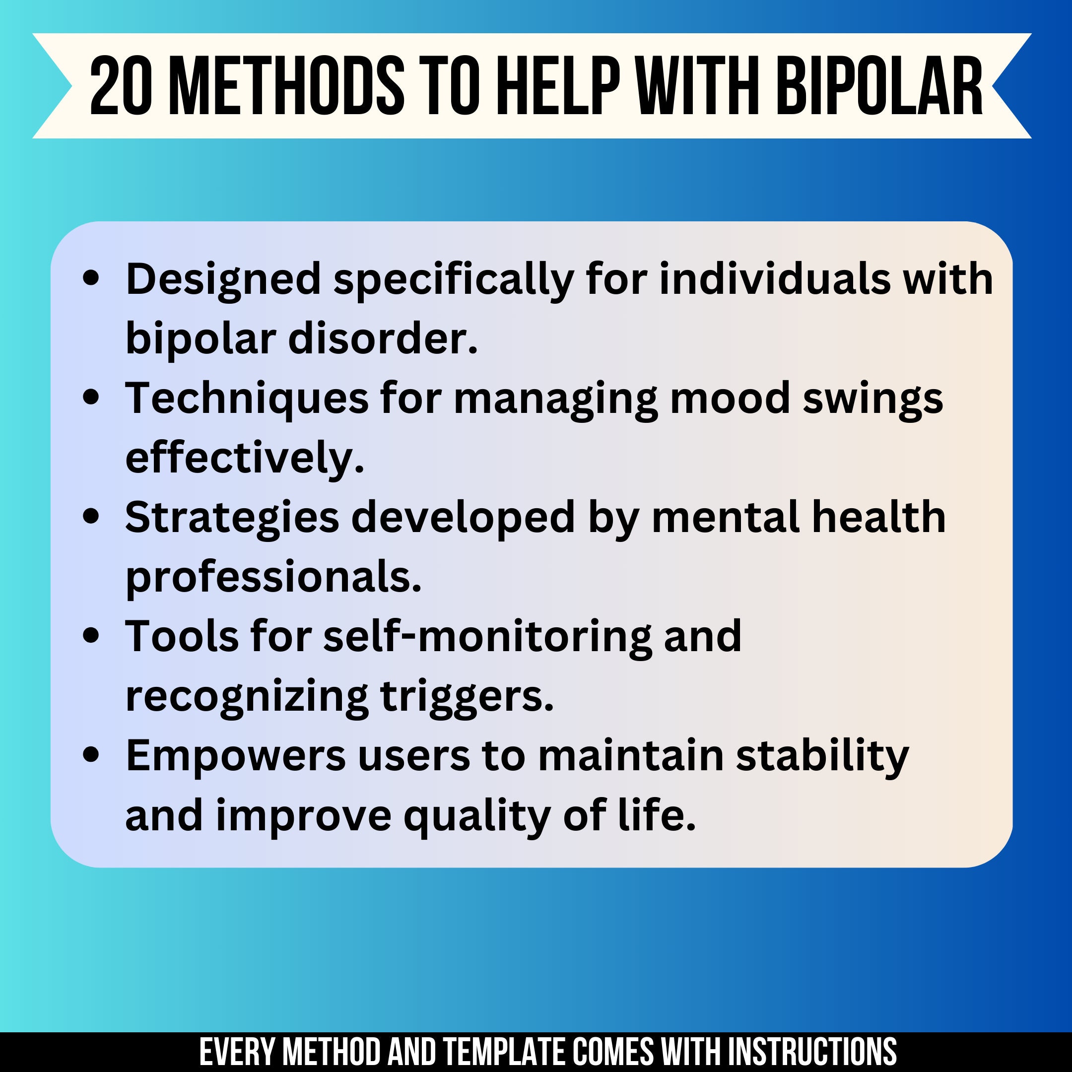 The Bipolar Workbook, Coping With Bipolar, Bipolar Awareness, Bipolar