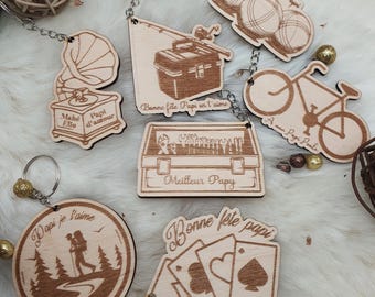 Grandpa keyring - Personalized keyring - Original gift for grandpa - Grandparents' Day keyring - Gifts for grandpa