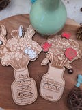 Teacher gift magnet - End of year teacher gift - Personalized wooden magnet - Thank you teacher product logo