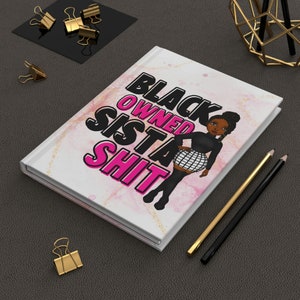 Small Business Owner Journal,  Gift for friend, Black Girl Journal, Entrepreneur Gift, New Business Owner gift ideas, Planners for her