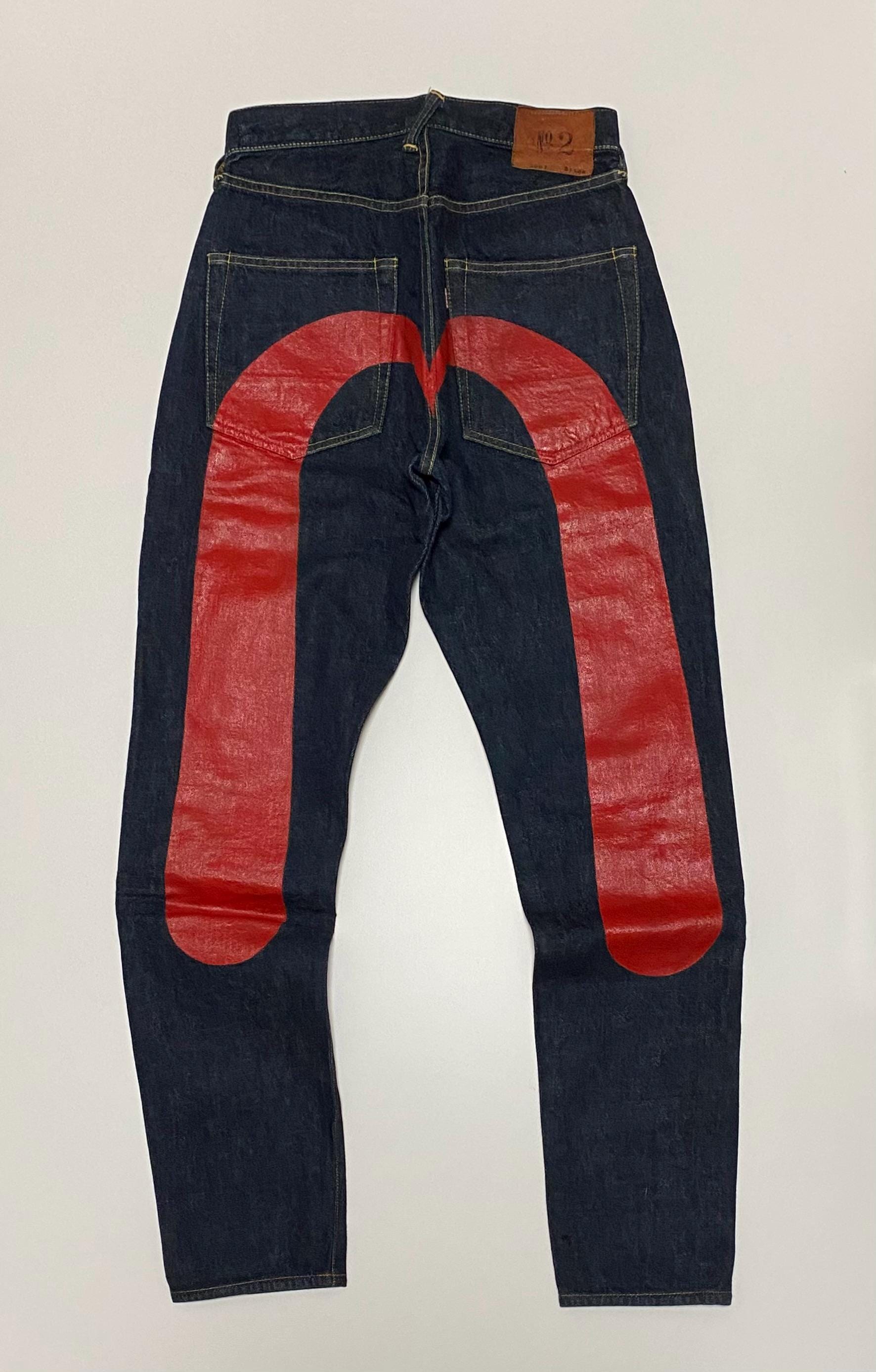 EVISU HERITAGE デニムパンツ W32 エビス Evisu heritage jeans - Etsy 日本