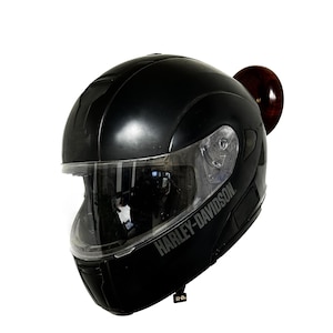 NewClubAuto Motorcycle Helmet Hanger, Made with solid metal and wood, Wall Mounting, Compatible for Universal Helmets