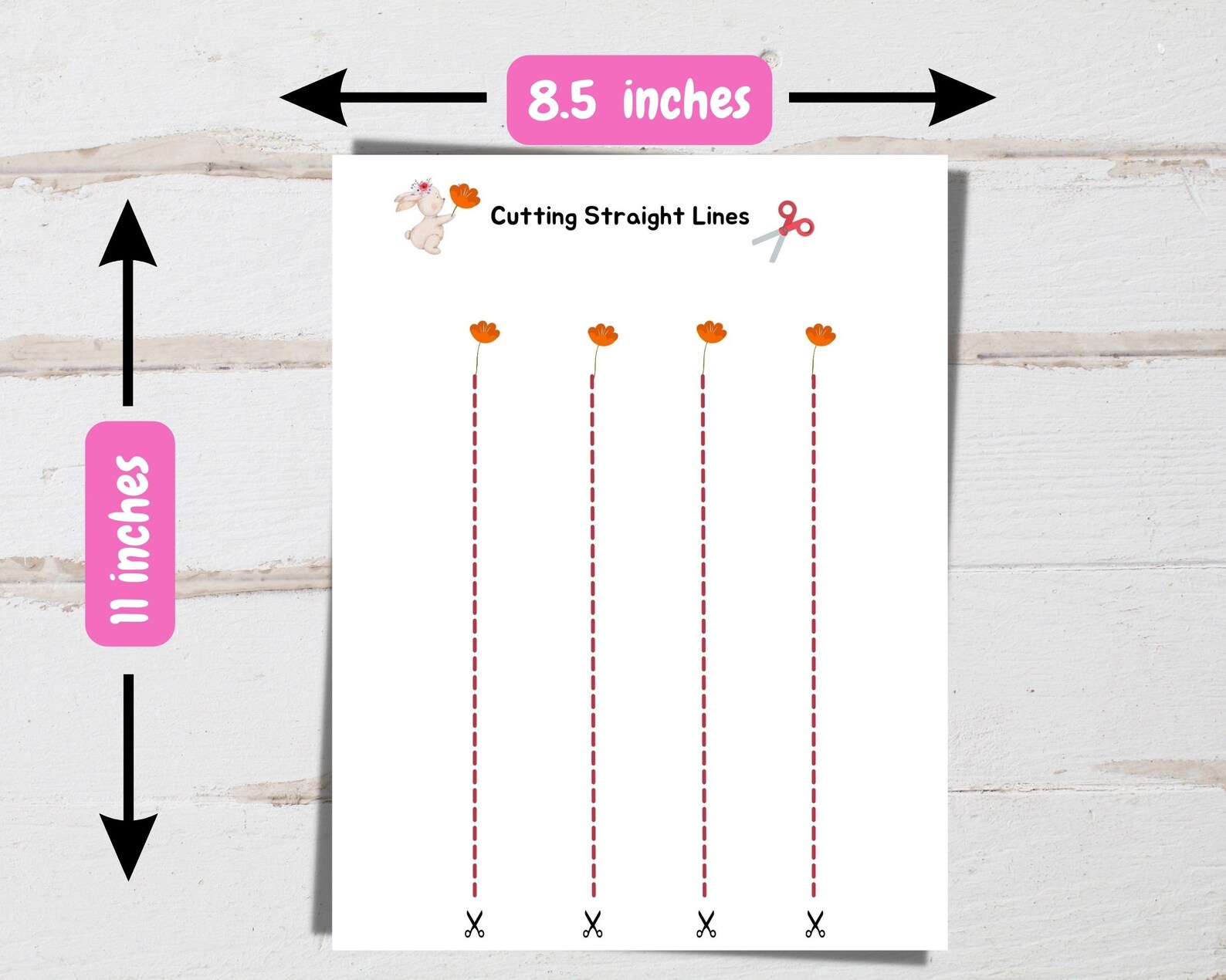 10 Scissor Skills Cutting Worksheets for Children Scissor Skills ...