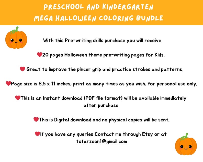 Halloween Line Tracing Worksheets: Fine Motor Skills, Pre-writing (PDF ...