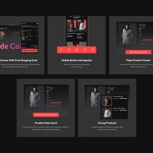 Fashion Store Shopify Theme Product Page Features