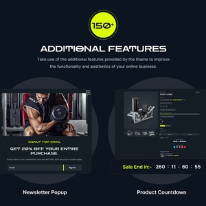 Sports Nutrition Ecommerce Store Design Responsive Layout