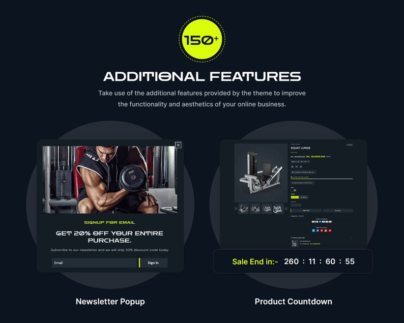 Sports Nutrition Ecommerce Store Design Responsive Layout
